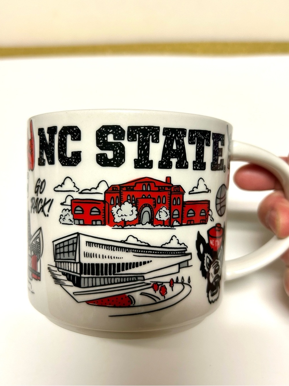 NWOT Starbucks 2024 NC State Mug- Been There Series-Campus Collection